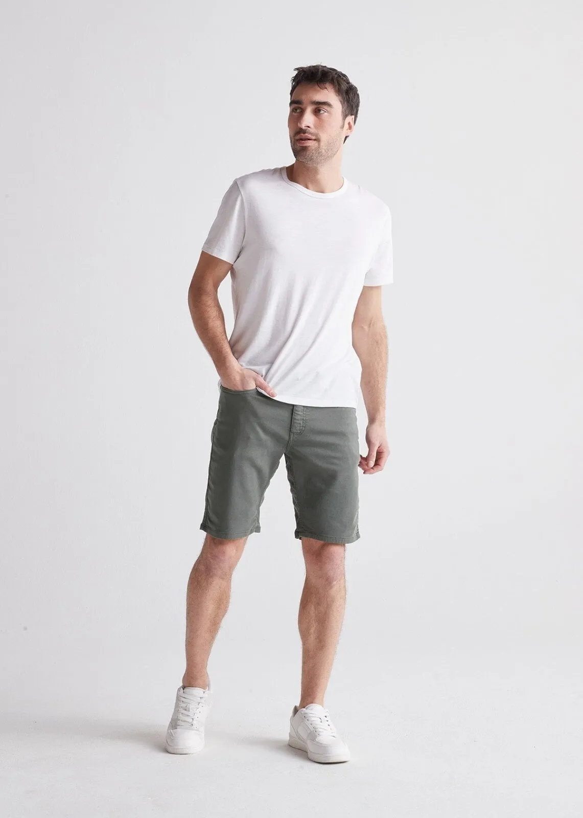 No Sweat Short Slim - Gull sold by DUER product image thumbnail 2