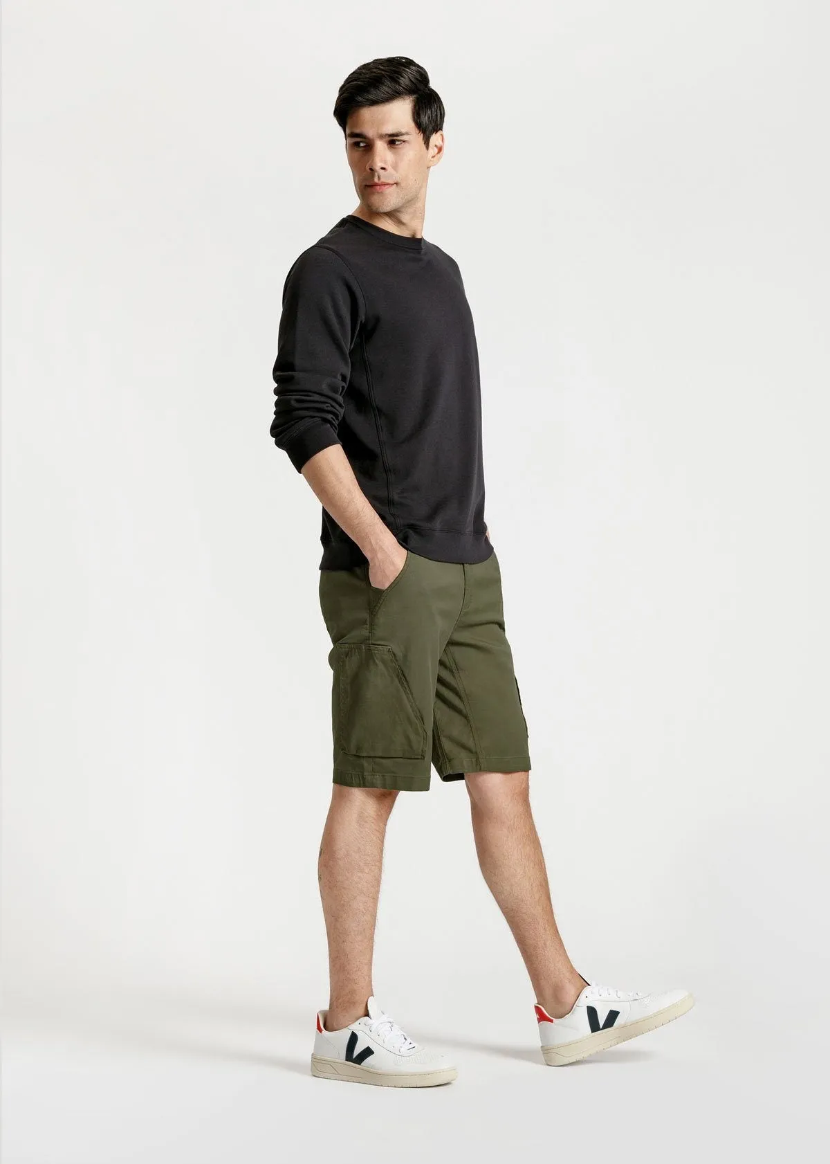 Live Free Adventure Short - Loden Green sold by DUER product image thumbnail 2