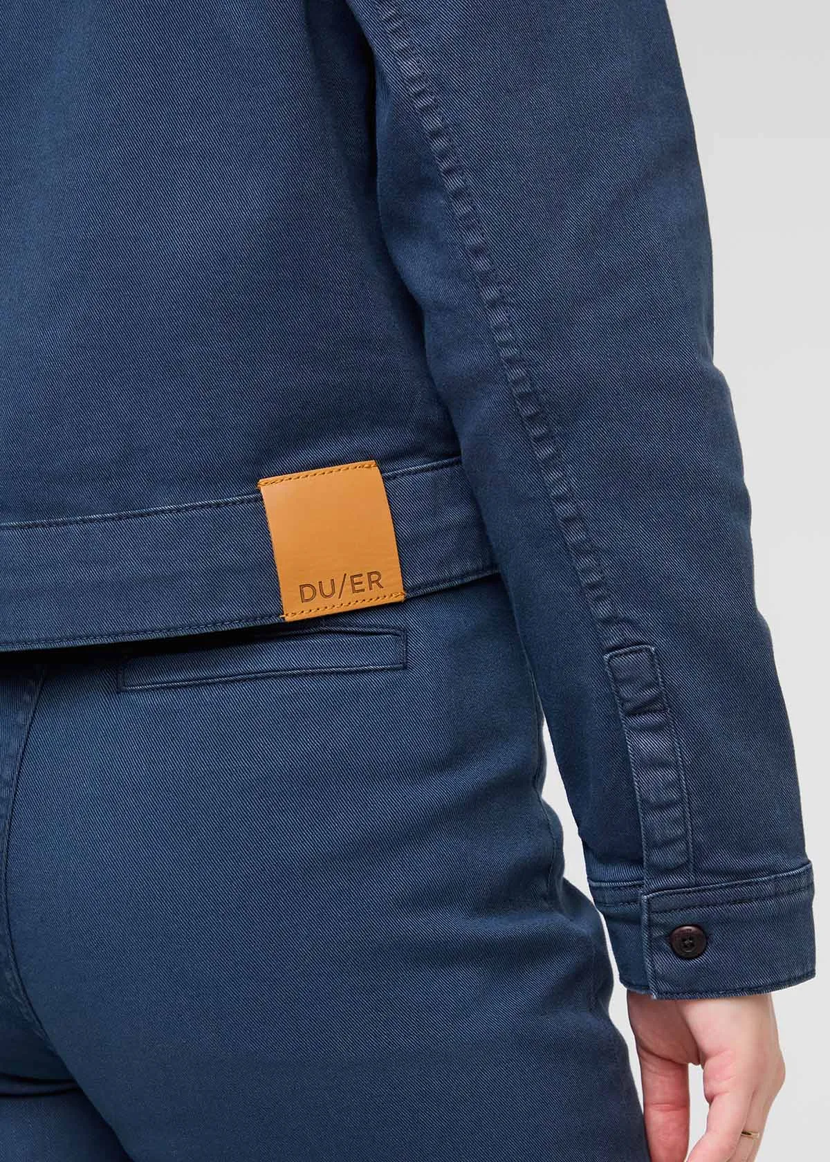 LuxTwill Trucker Jacket - Marine sold by DUER product image thumbnail 5