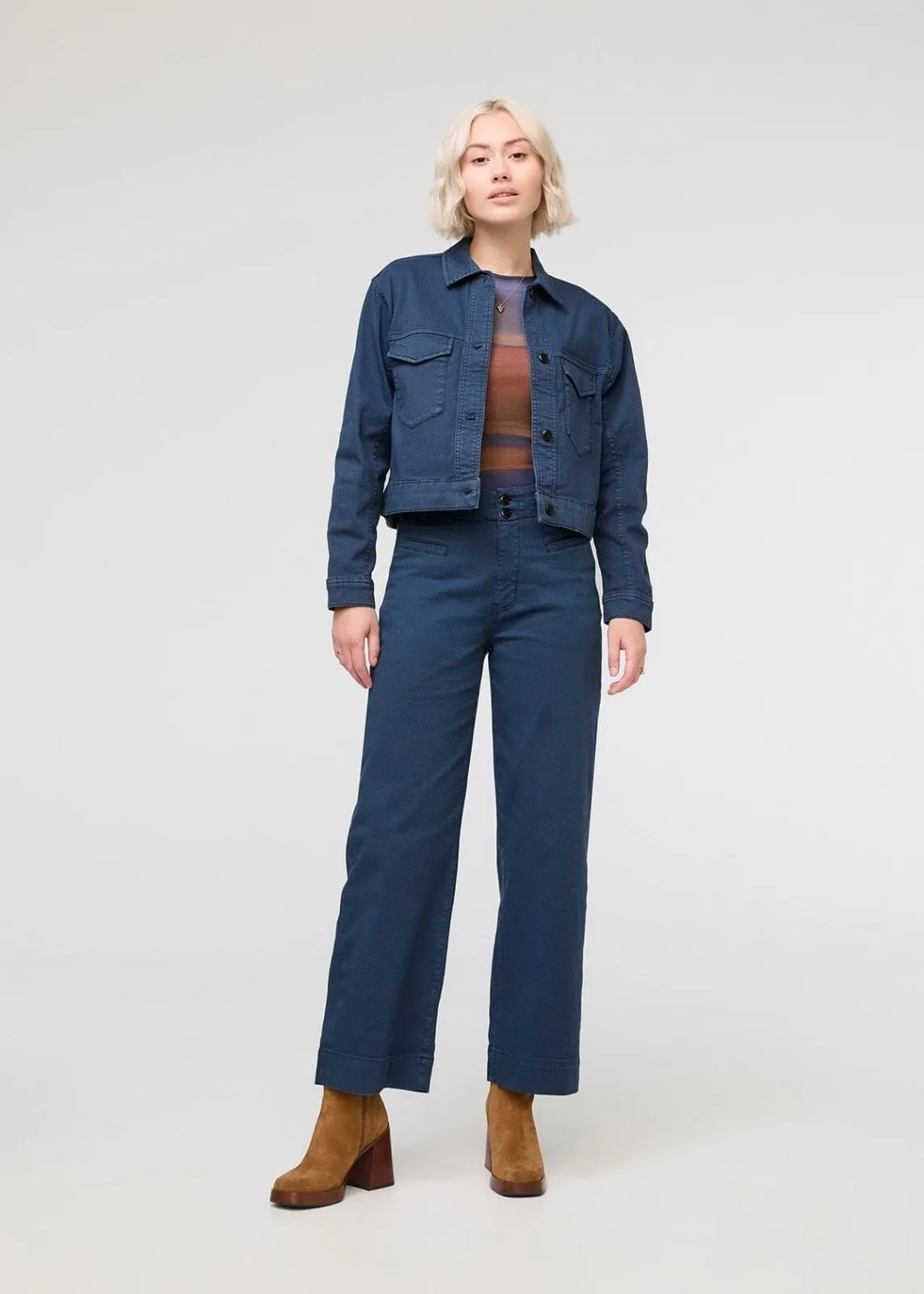 LuxTwill Trucker Jacket sold by DUER product image thumbnail 2