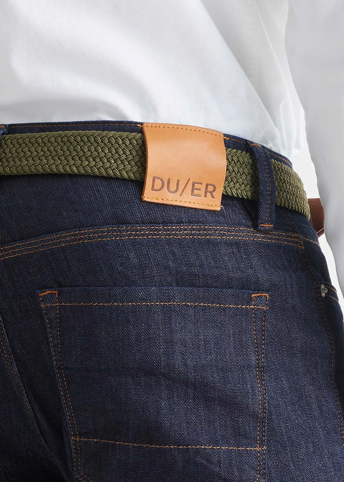 Performance Stretch Belt - Olive/Brown sold by DUER product image thumbnail 2