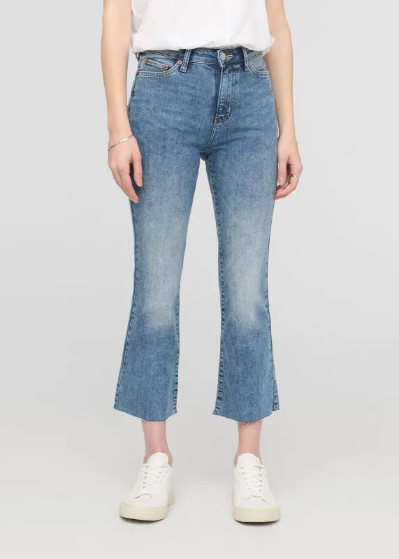 Performance Denim High Rise Kick Flare sold by DUER