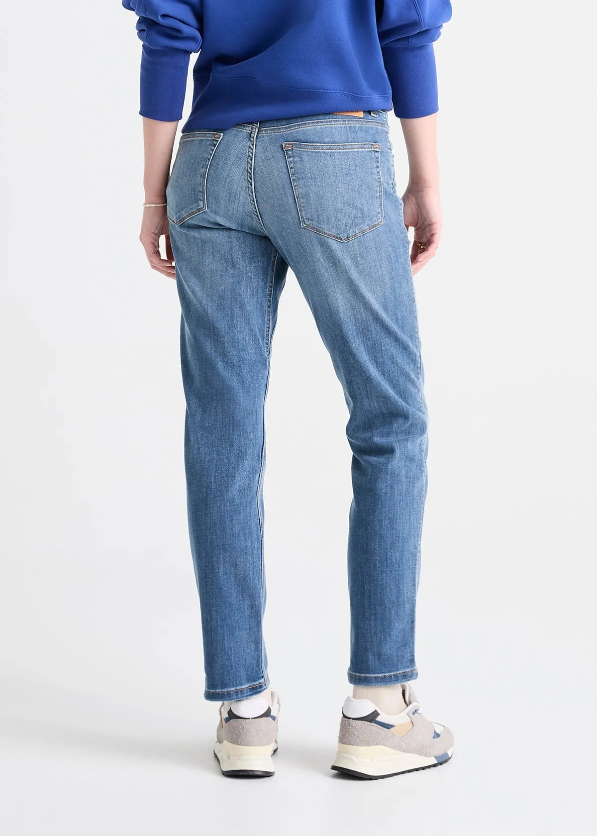 Performance Denim Girlfriend - Vintage Light Stone sold by DUER product image thumbnail 4