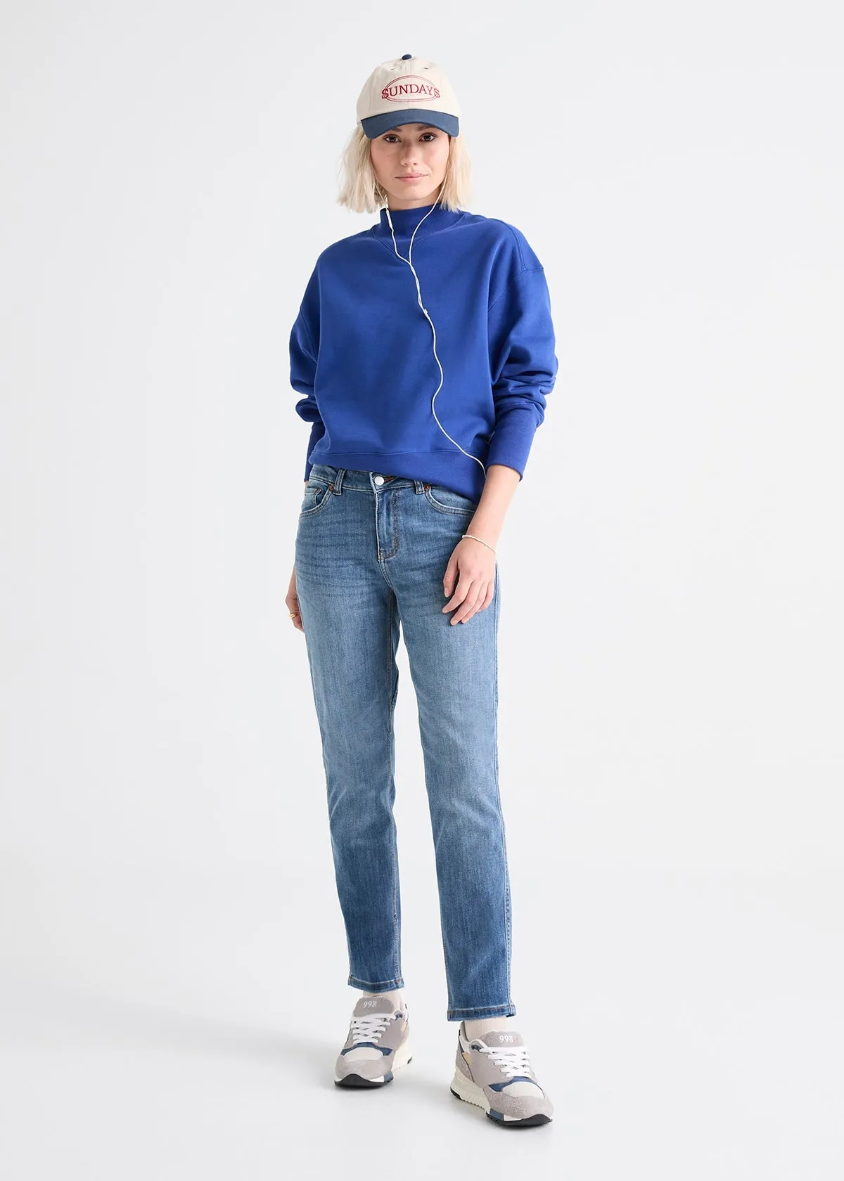 Performance Denim Girlfriend - Vintage Light Stone sold by DUER product image thumbnail 3