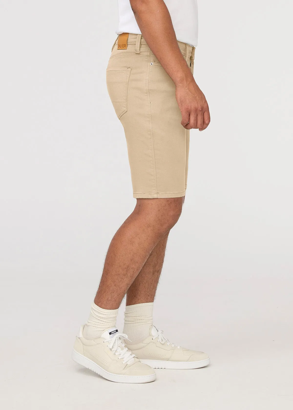No Sweat Short Relaxed - Desert Khaki sold by DUER product image thumbnail 3