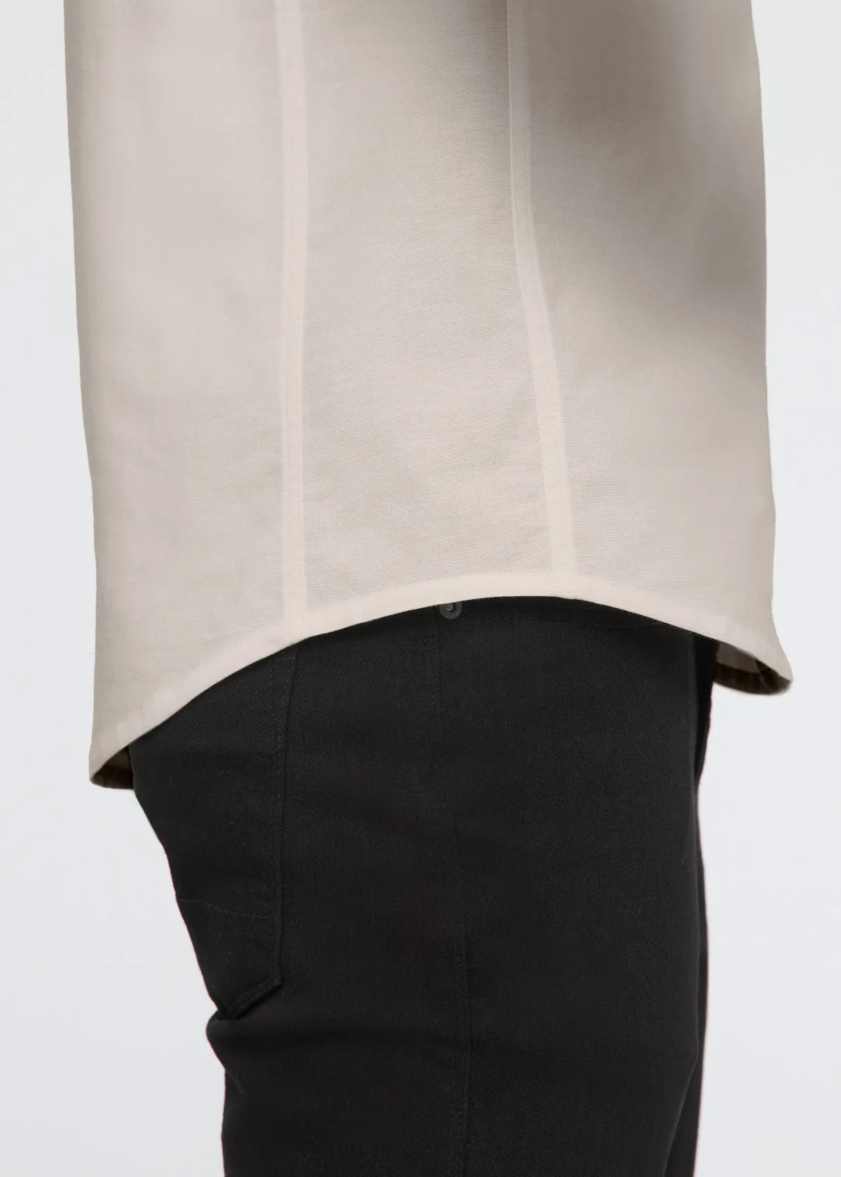 Imperfect Effortless Oxford Shirt - Almond sold by DUER product image thumbnail 5