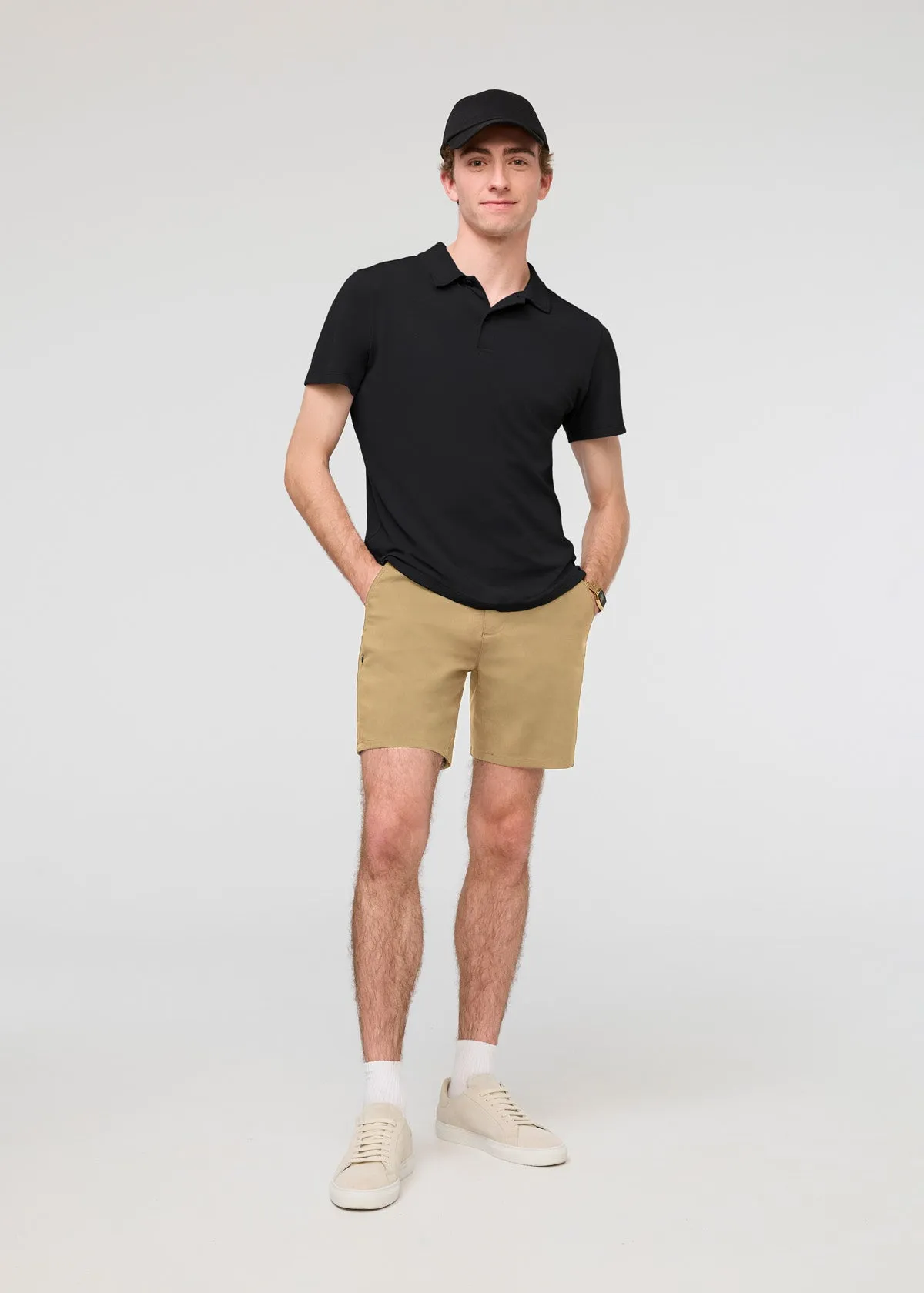 Imperfect NuStretch Short - Khaki sold by DUER