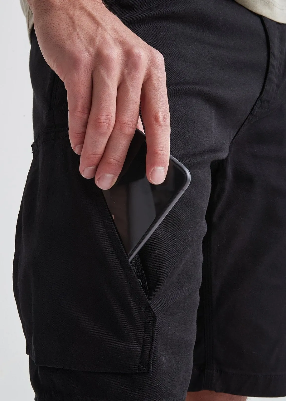 Live Free Adventure Short - Black sold by DUER product image thumbnail 3