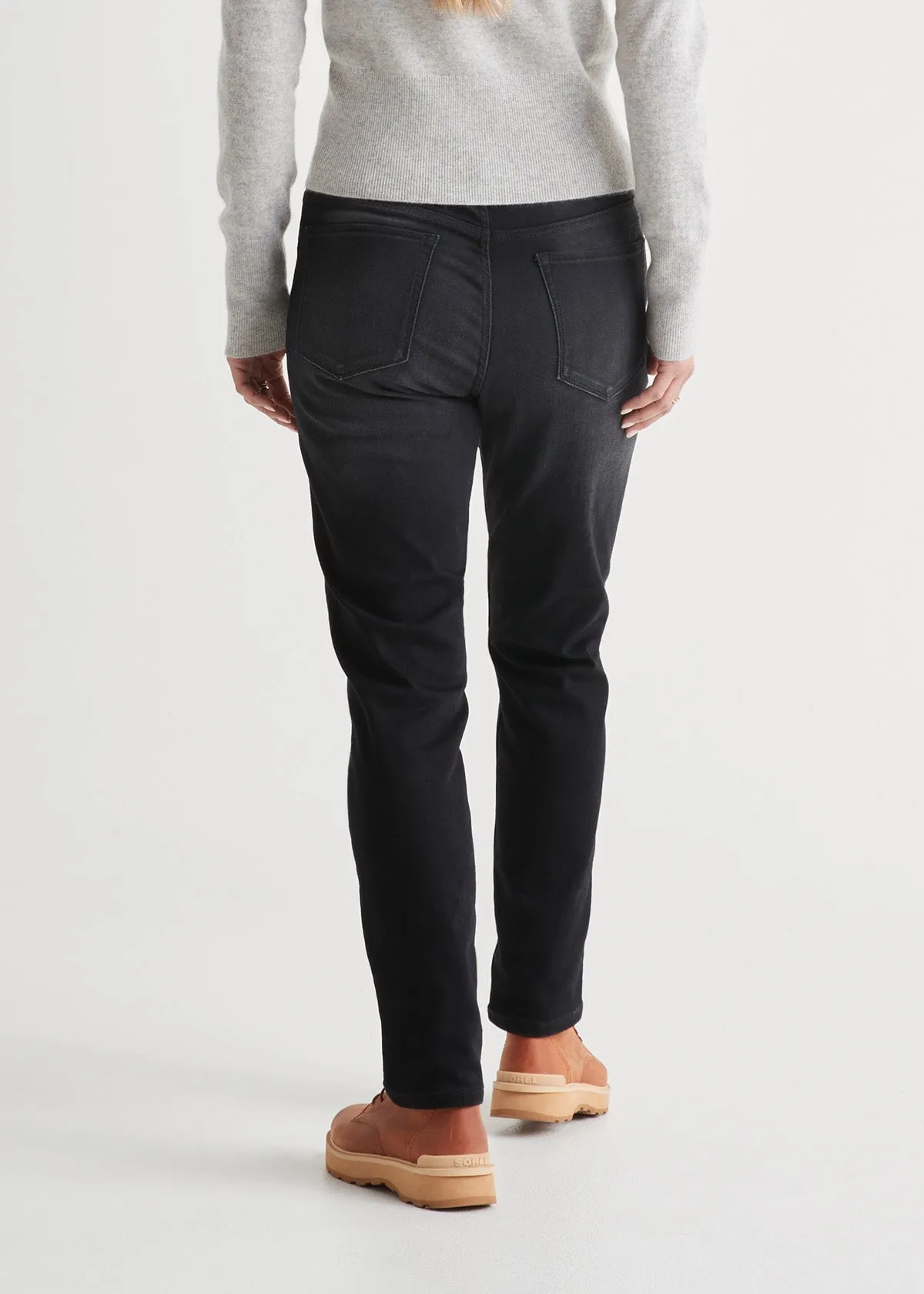 Fireside Denim Girlfriend Jean - Washed Black sold by DUER product image thumbnail 5
