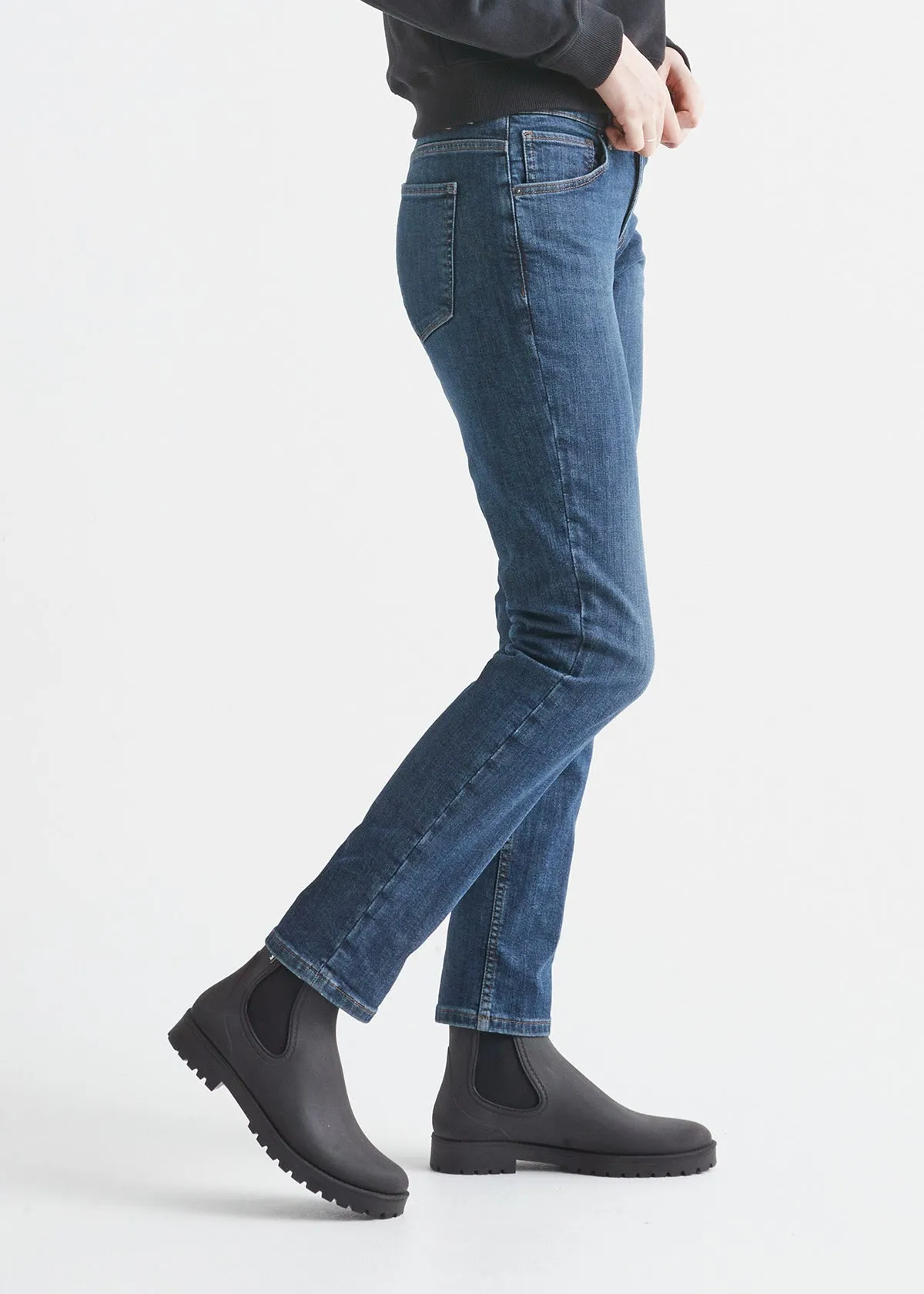 Fireside Denim Girlfriend Jean - Lakeshore sold by DUER product image thumbnail 4