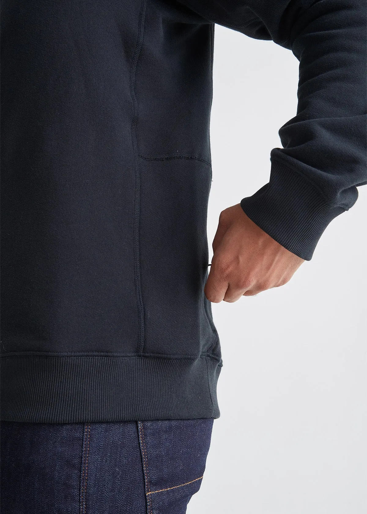 Brushed Terry Performance Crew - Black sold by DUER product image thumbnail 5