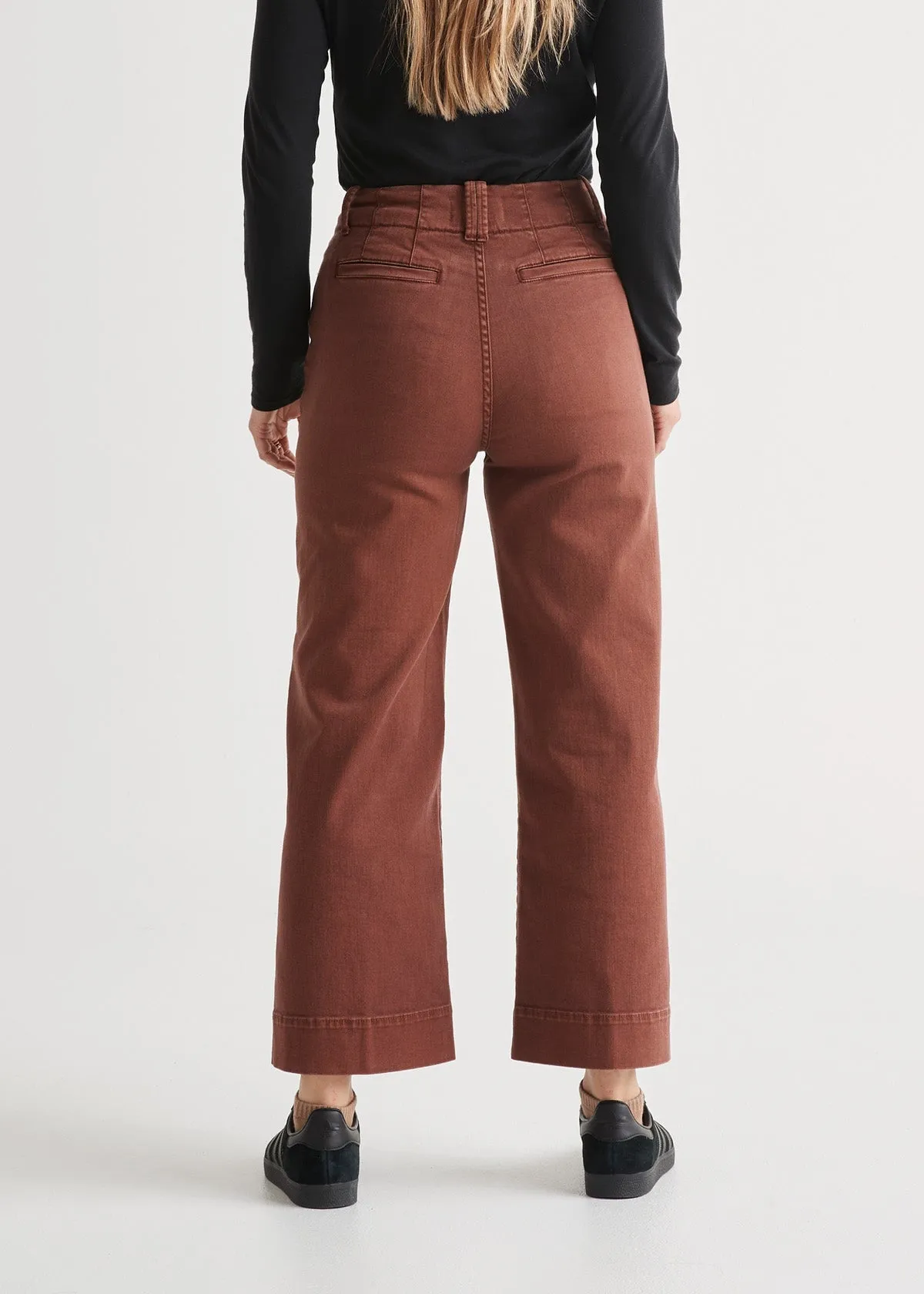 LuxTwill High Rise Trouser - Copper sold by DUER product image thumbnail 4