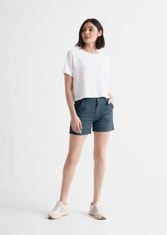 Live Free Utility Short - Sail sold by DUER