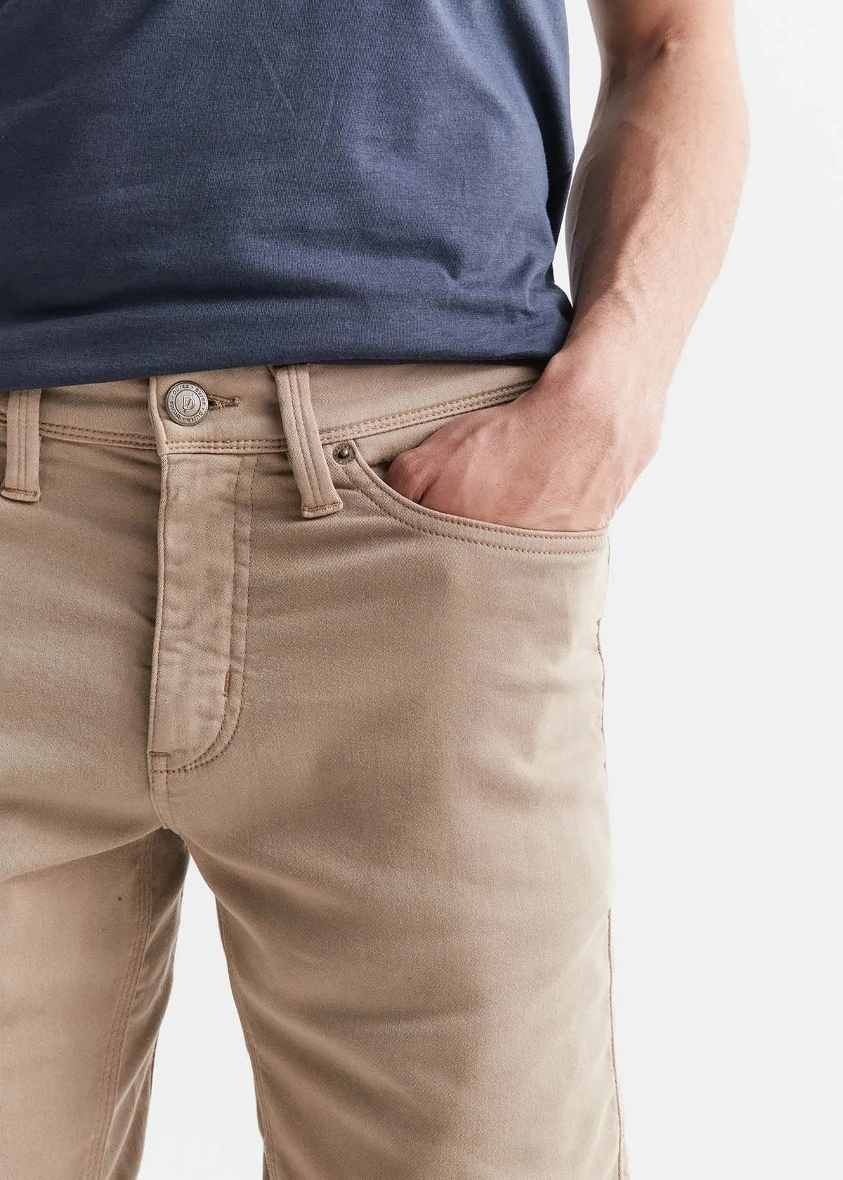 No Sweat Short Slim - Desert Khaki sold by DUER product image thumbnail 5
