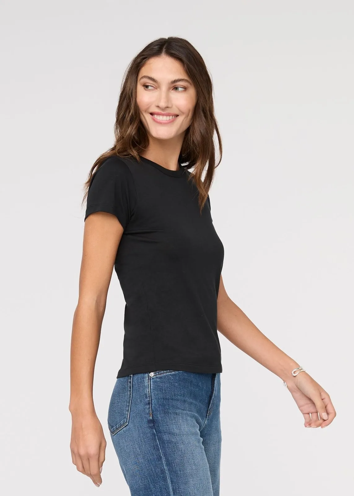 PurePima Slim Crew - Black sold by DUER product image thumbnail 3