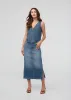 Performance Denim Zip Front Vest sold by DUER
