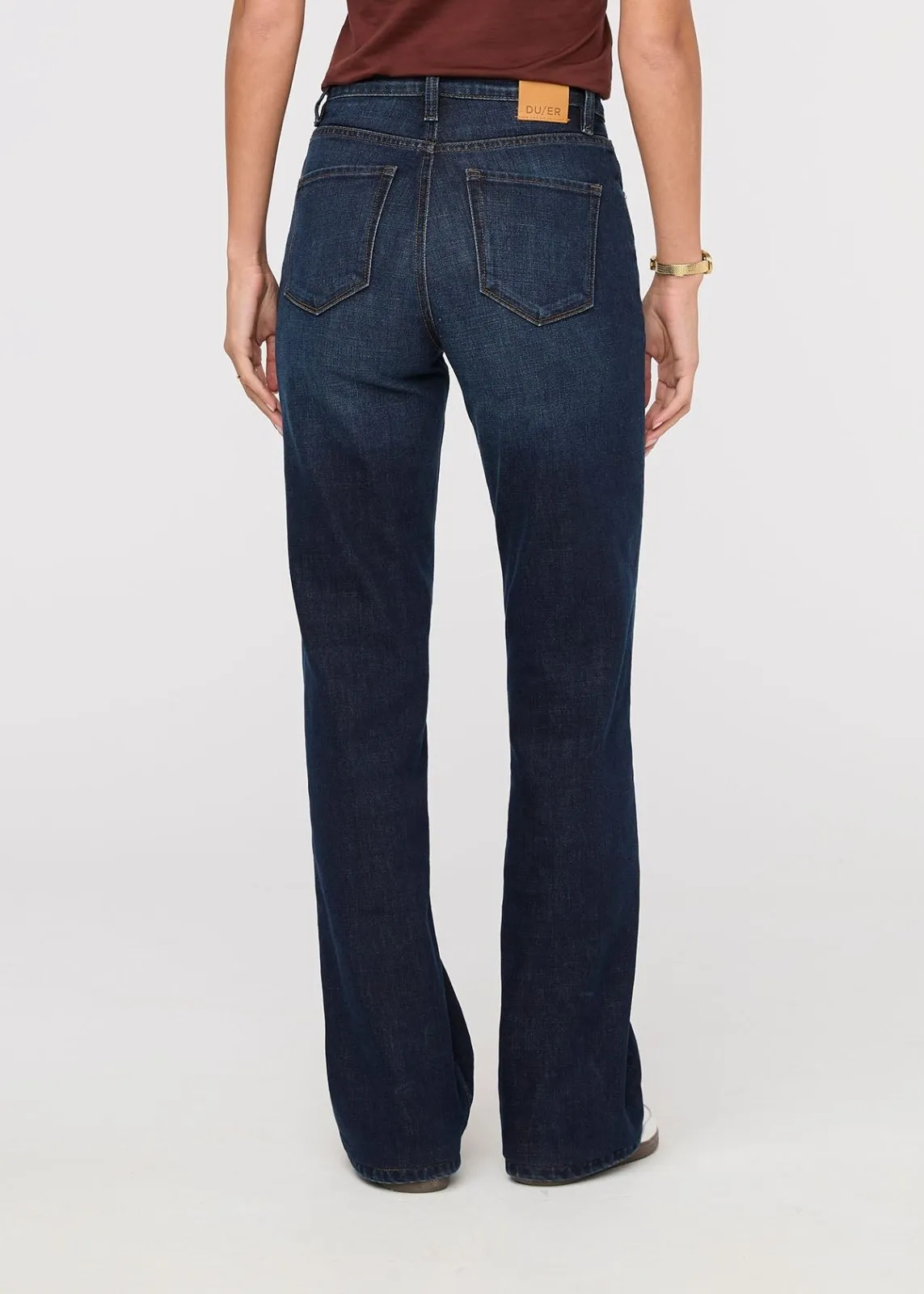 Midweight Denim Wide Leg (Zip Fly) - Moonlight Blue sold by DUER product image thumbnail 4