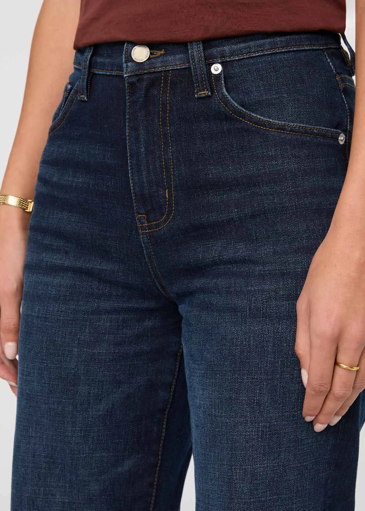 Midweight Denim Wide Leg (Zip Fly) - Moonlight Blue sold by DUER product image thumbnail 5