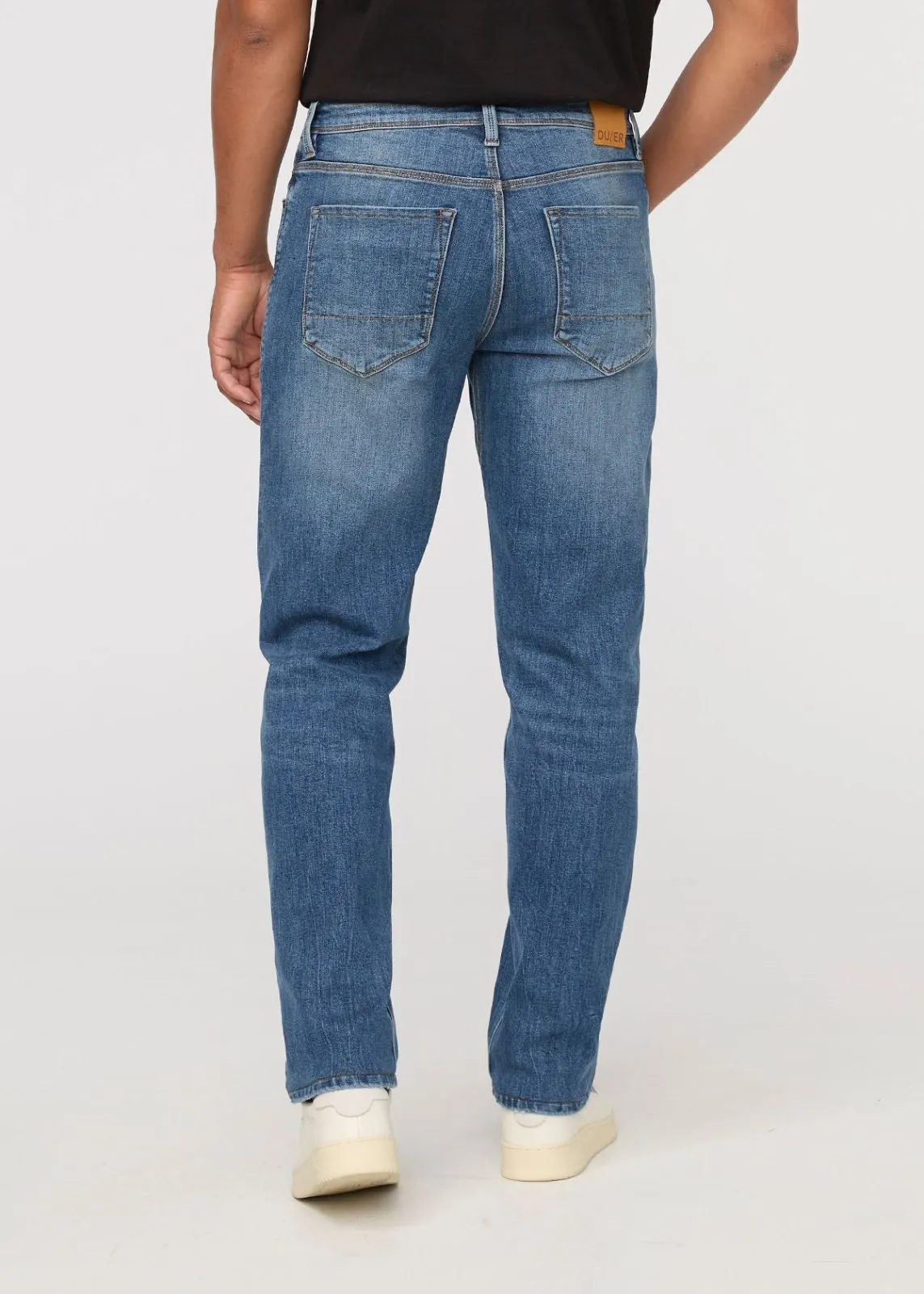 Performance Denim+ Relaxed Straight - Dust Storm Indigo sold by DUER product image thumbnail 4