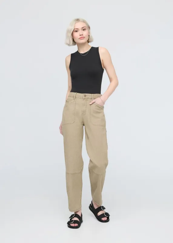 Stretch Canvas Utility Pant - Tan sold by DUER