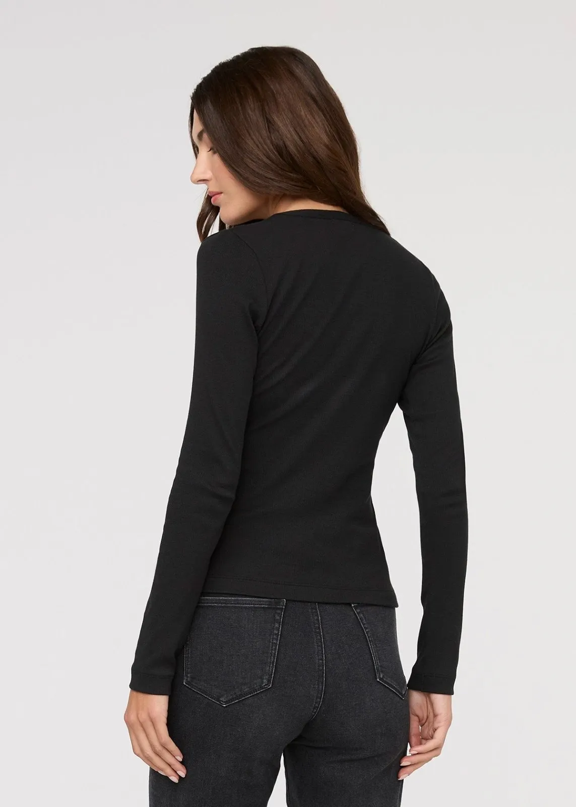 Ribbed Pima Fitted Button Down - Black sold by DUER product image thumbnail 4