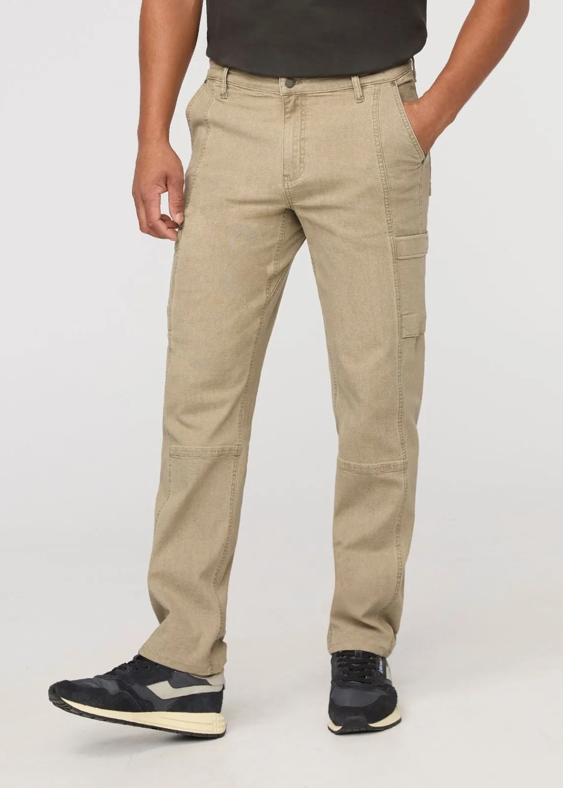 Stretch Canvas 7 Pocket Pant - Tan sold by DUER product image thumbnail 2