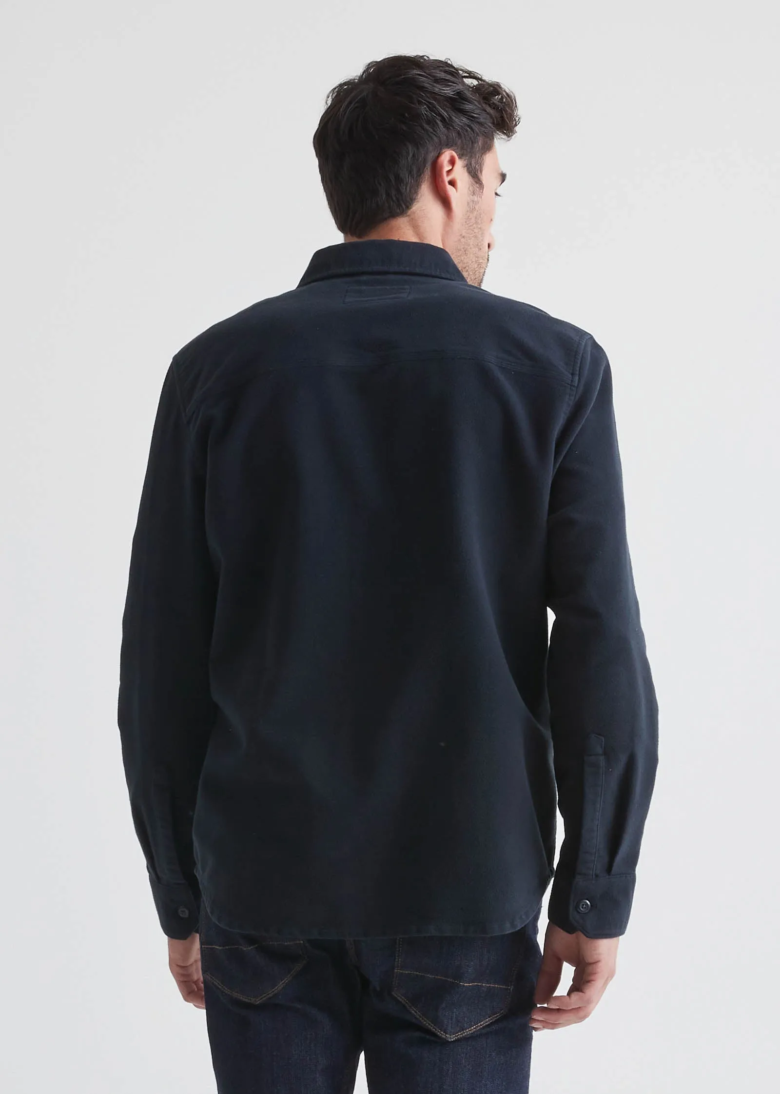 No Sweat Moleskin Shirt - Navy sold by DUER product image thumbnail 3