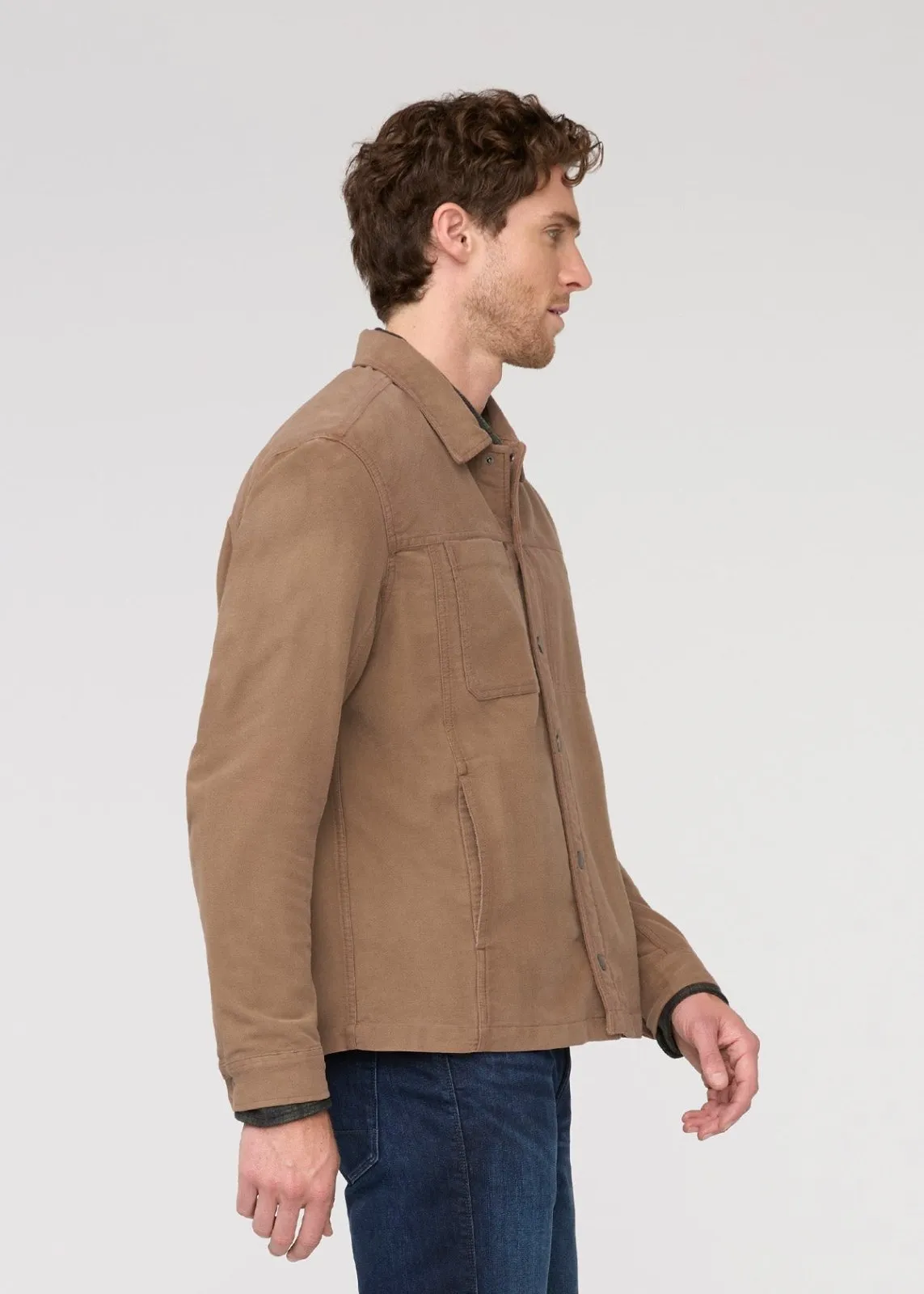 No Sweat Moleskin Jacket - Dark Walnut sold by DUER product image thumbnail 3