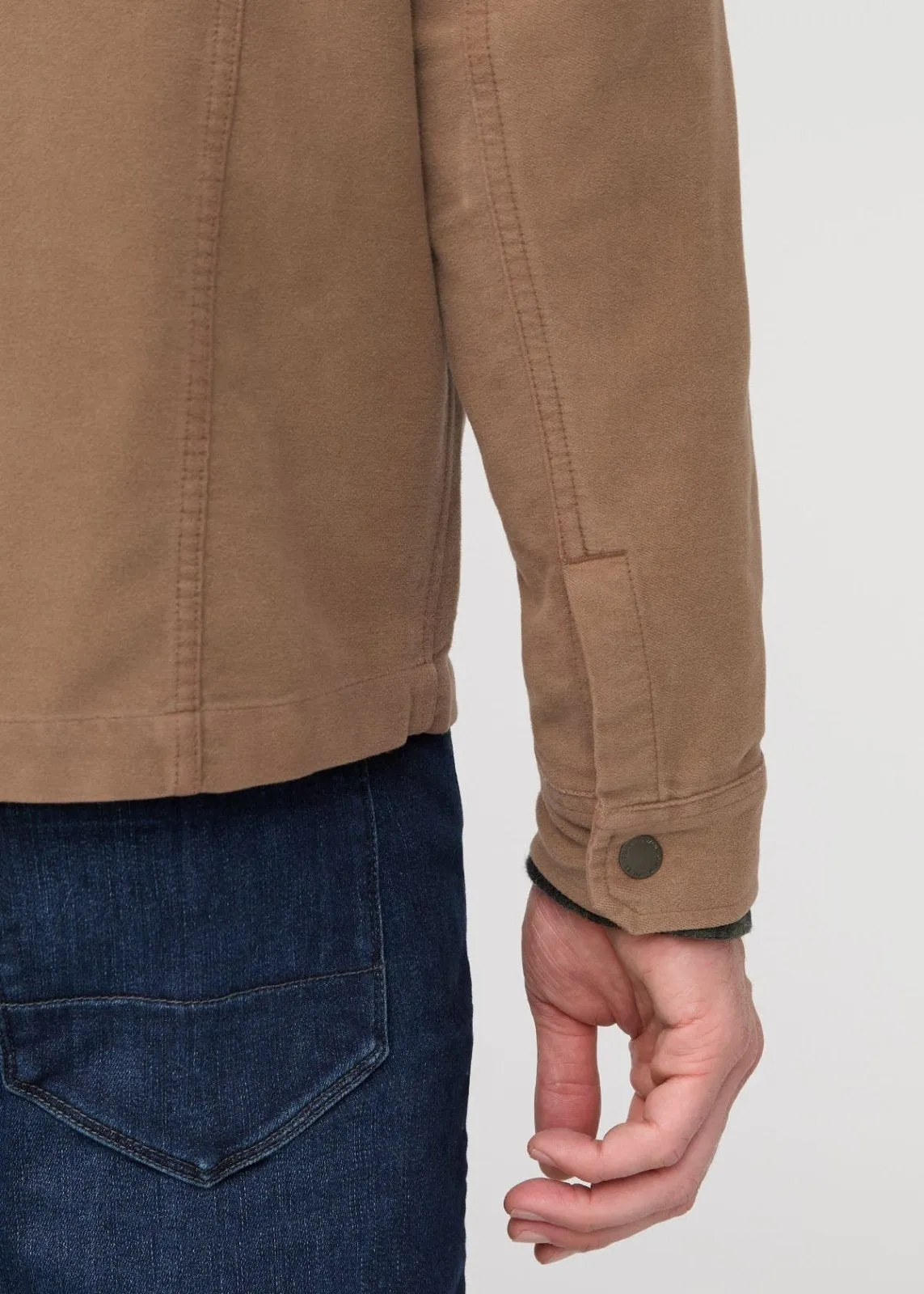No Sweat Moleskin Jacket - Dark Walnut sold by DUER product image thumbnail 5