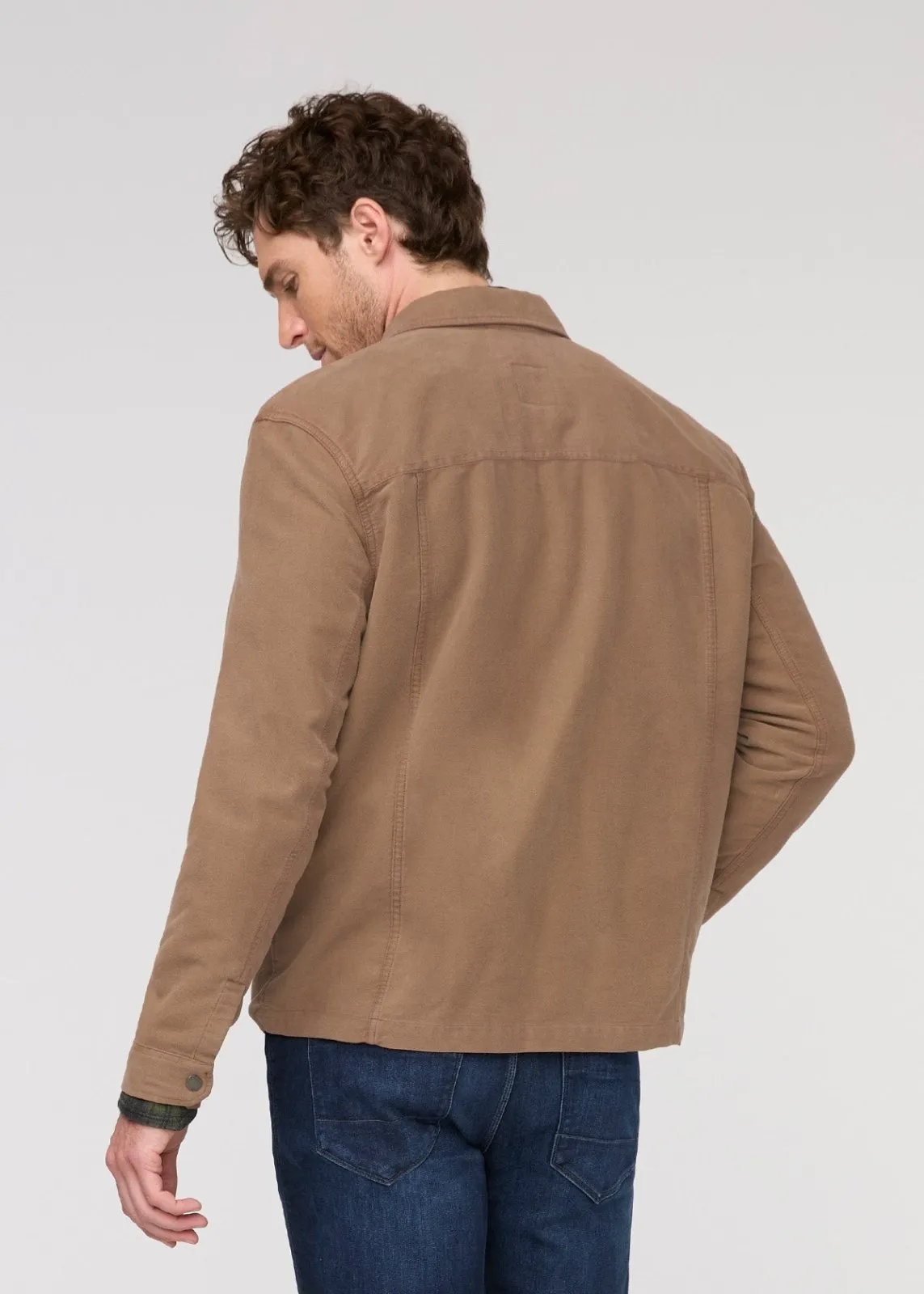 No Sweat Moleskin Jacket - Dark Walnut sold by DUER product image thumbnail 4