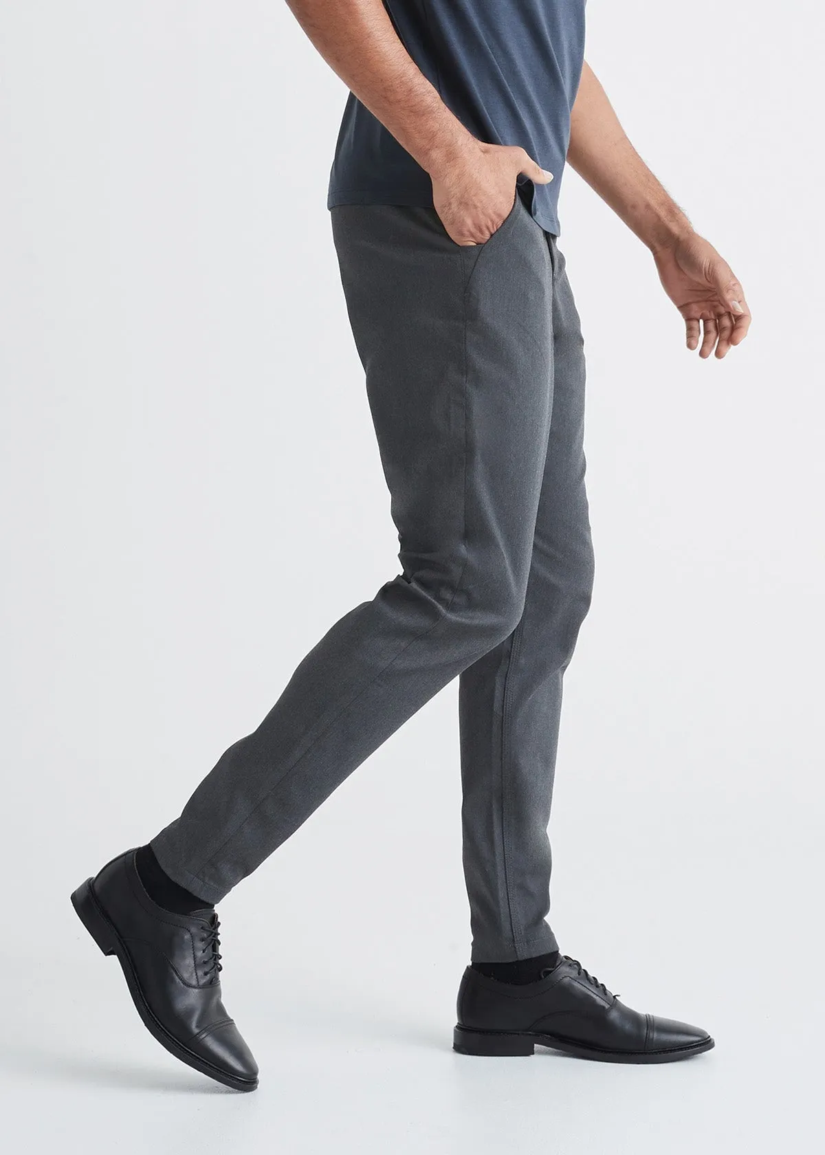 Smart Stretch Tech Trouser - Charcoal Heather sold by DUER product image thumbnail 3