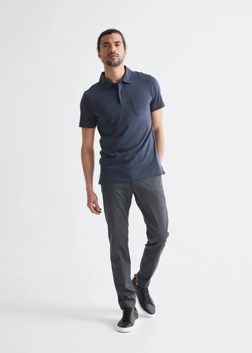 Smart Stretch Pant Slim - Charcoal Heather sold by DUER