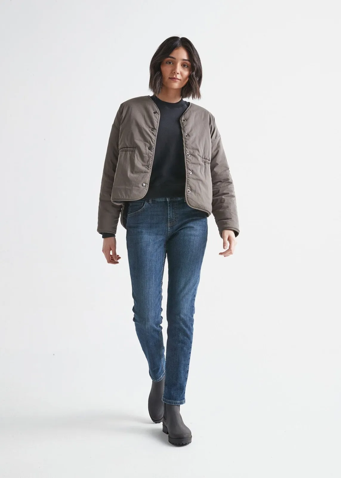 Fireside Denim Girlfriend Jean sold by DUER product image thumbnail 2