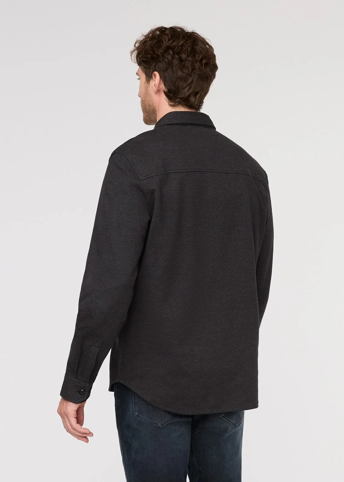 Performance Flannel Button Down - Heather Black sold by DUER product image thumbnail 5