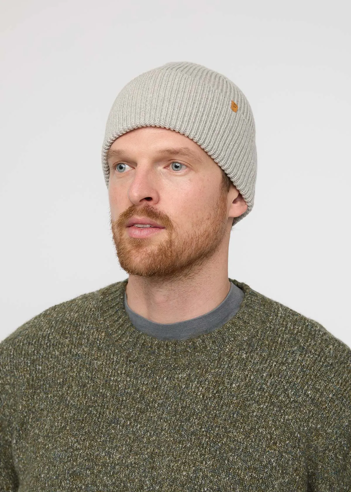 Merino Wool Beanie - Heather Ash sold by DUER