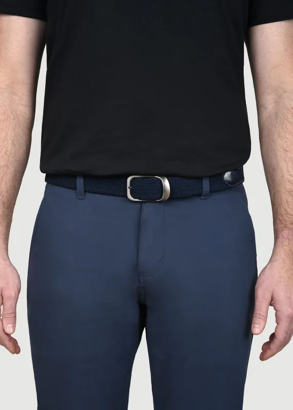Performance Stretch Belt - Navy sold by DUER