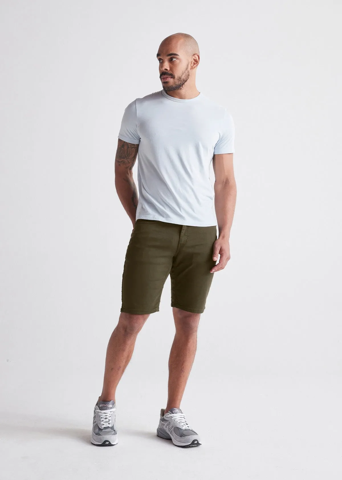 No Sweat Short Relaxed - Army Green sold by DUER