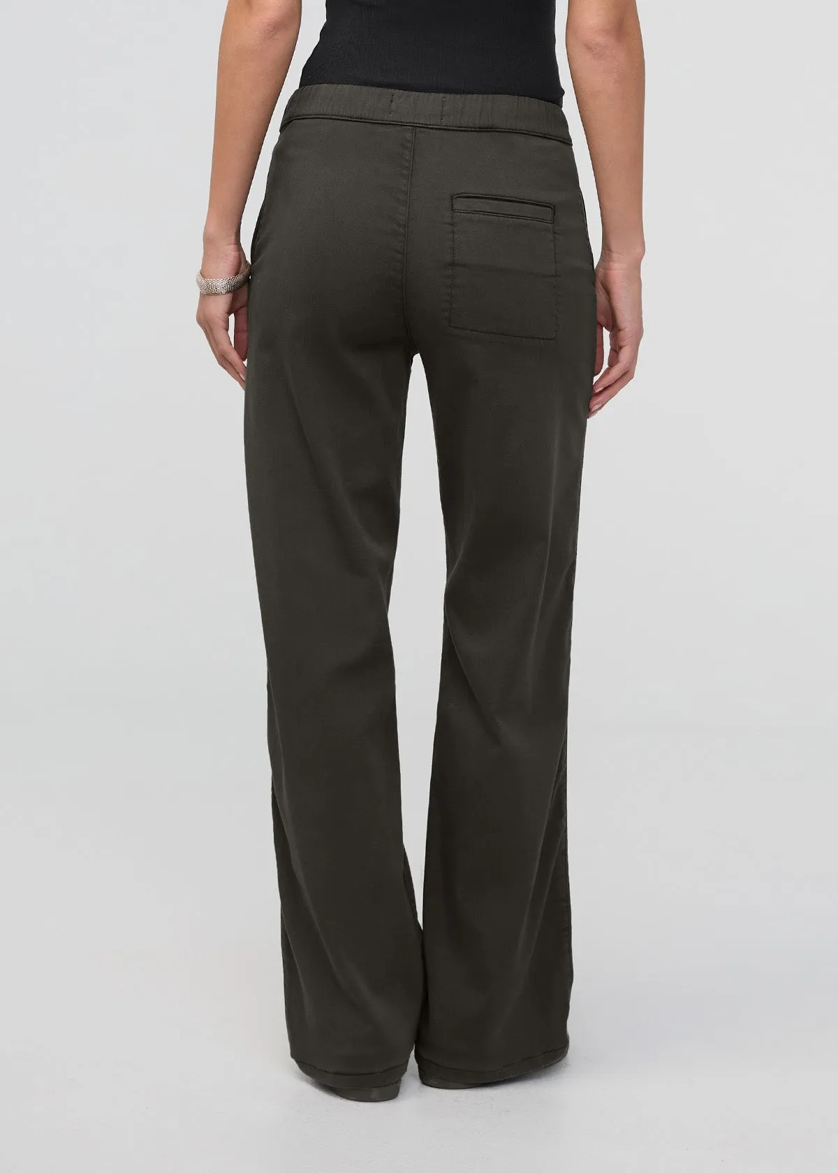 No Sweat Wide Leg Pant - Evergreen sold by DUER product image thumbnail 4