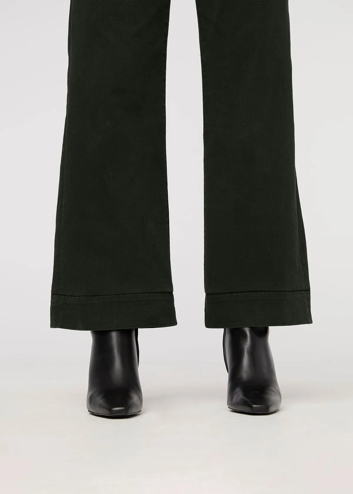 LuxTwill High Rise Trouser - Evergreen sold by DUER product image thumbnail 5