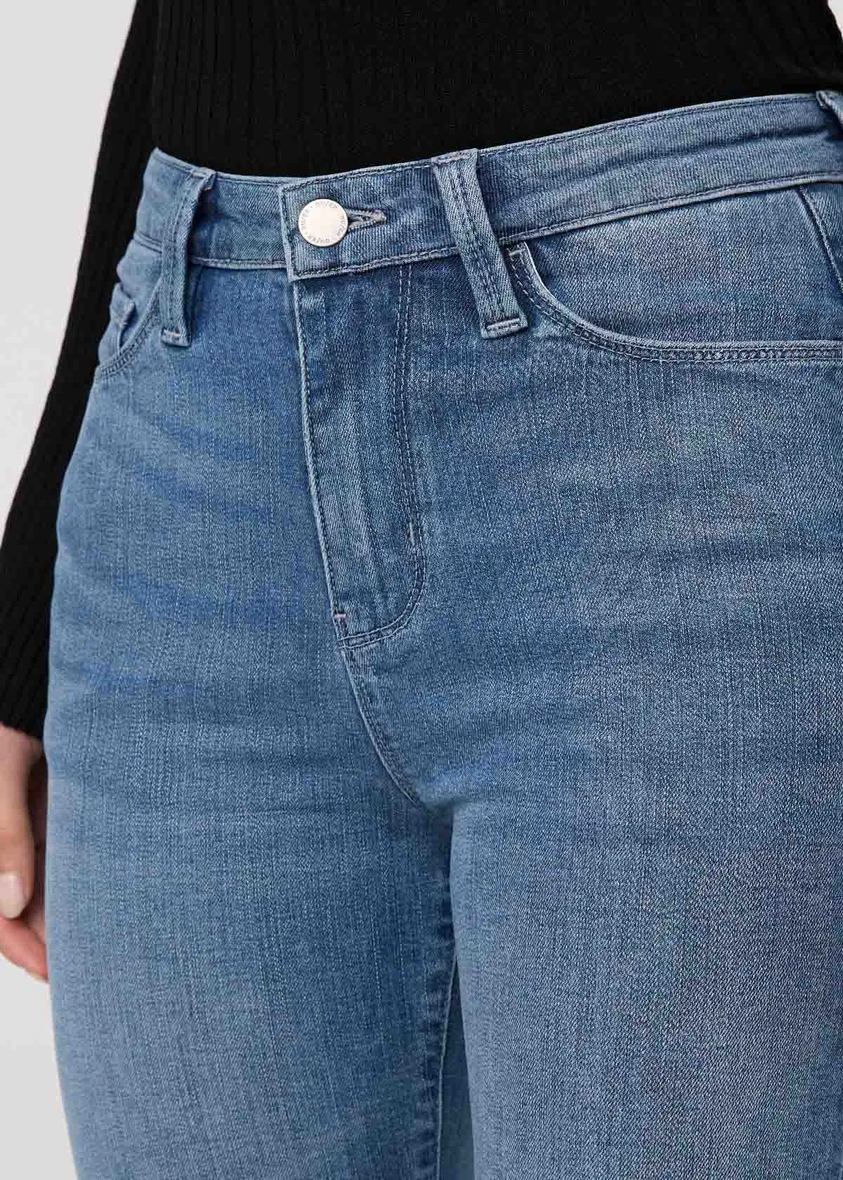 No Sweat Denim High Rise Slim Straight - London Fog sold by DUER product image thumbnail 5