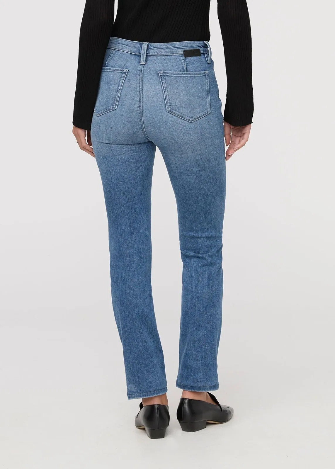 No Sweat Denim High Rise Slim Straight - London Fog sold by DUER product image thumbnail 4