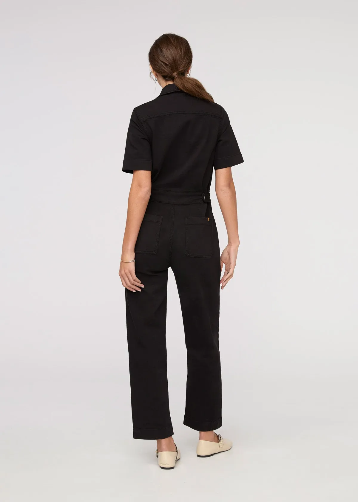 LuxTwill Boiler Suit - Black sold by DUER product image thumbnail 3