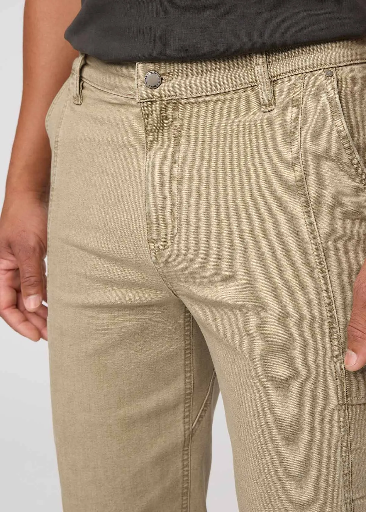 Stretch Canvas 7 Pocket Pant - Tan sold by DUER product image thumbnail 5