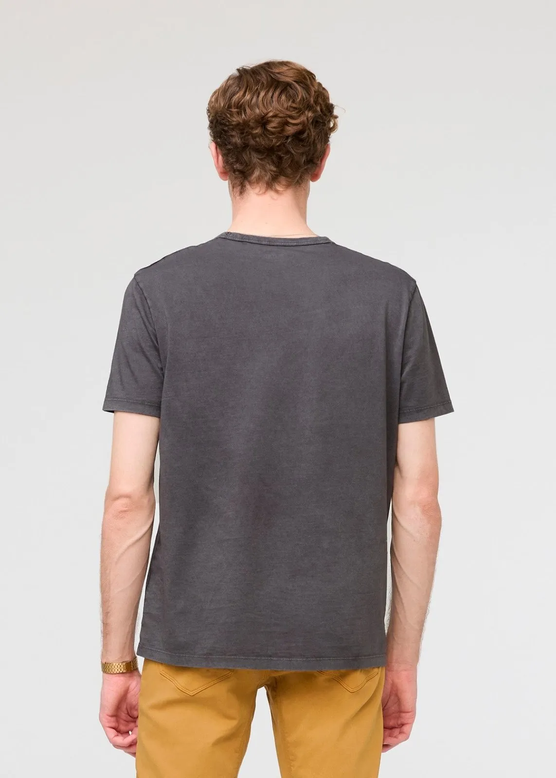 PurePima Vintage Pocket Tee - Washed Grey sold by DUER product image thumbnail 4