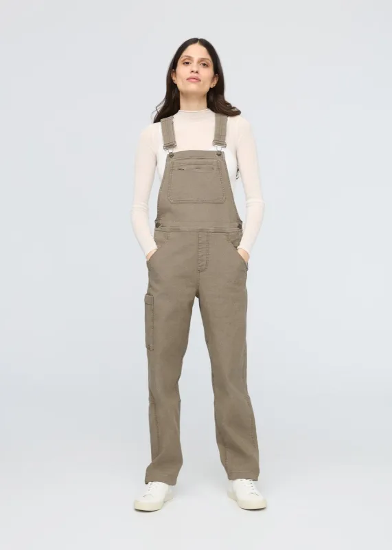 Stretch Canvas Overall - Teak sold by DUER