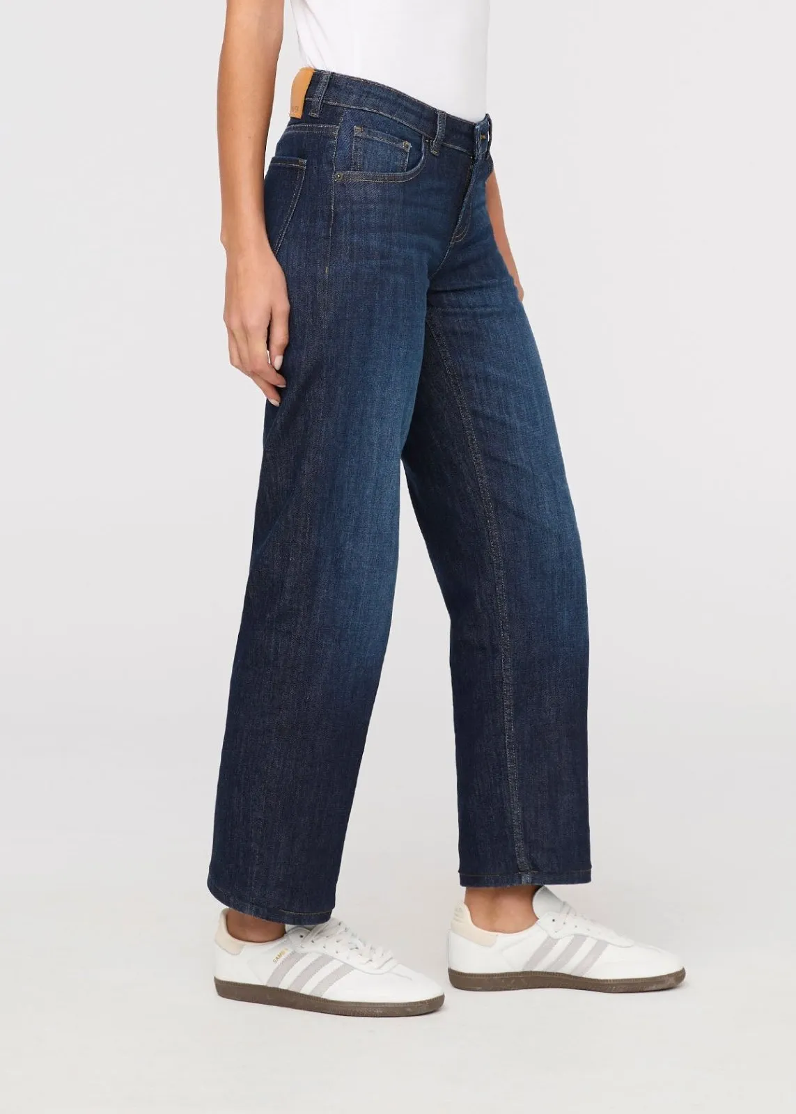 Performance Denim Mid Rise Straight - Marina Blue sold by DUER product image thumbnail 3