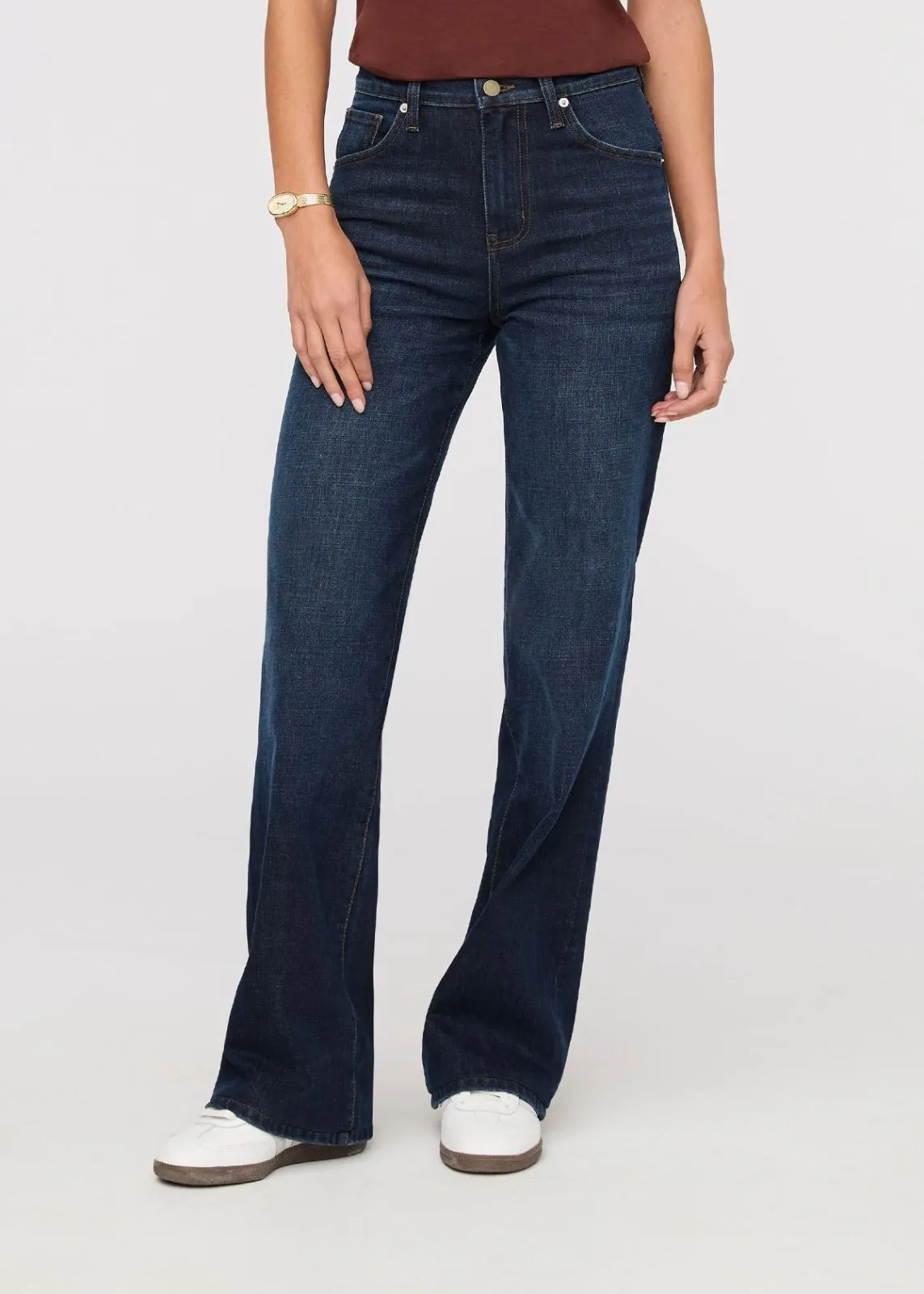 Midweight Denim Wide Leg (Zip Fly) - Moonlight Blue sold by DUER product image thumbnail 2
