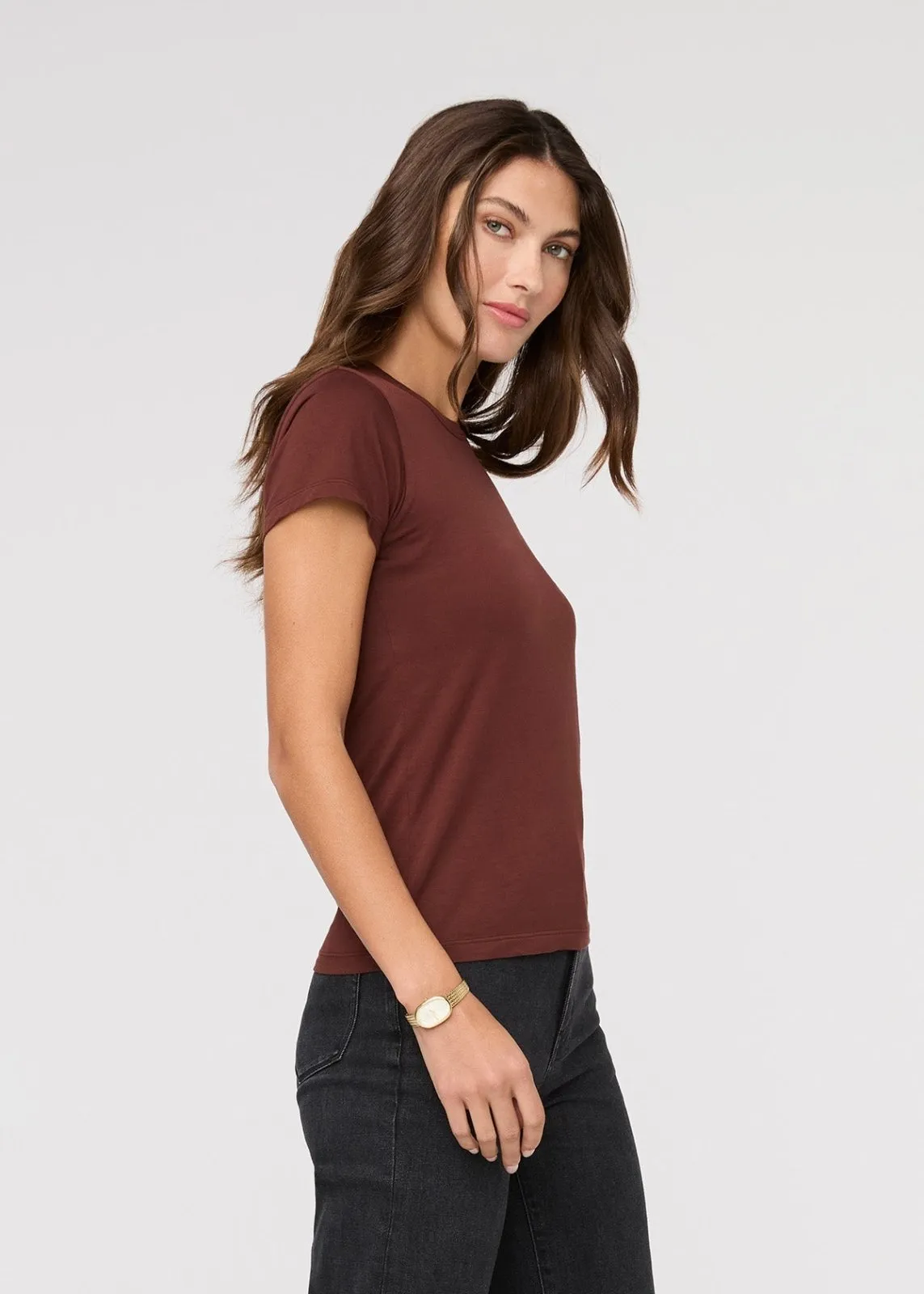 PurePima Slim Crew sold by DUER product image thumbnail 3