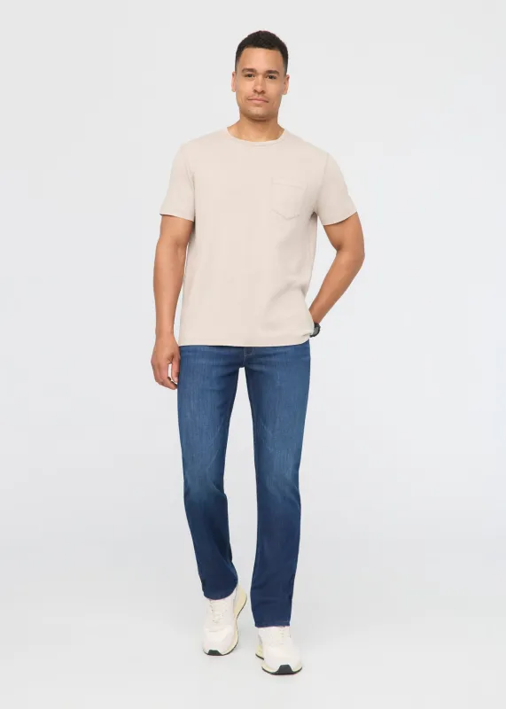 Performance Denim Lite Slim Straight - Worn In Indigo sold by DUER