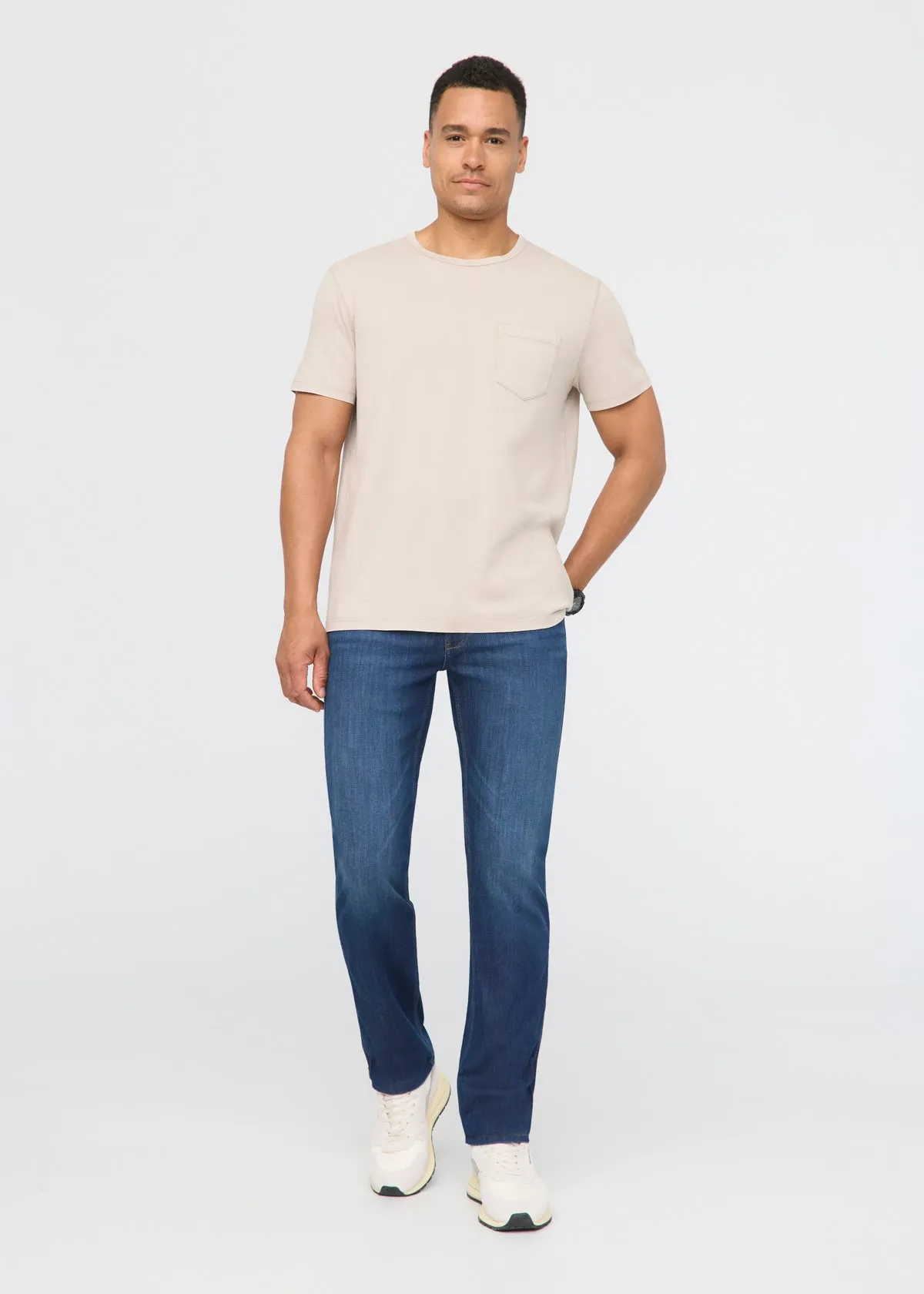 Performance Denim Lite Slim Straight - Worn In Indigo sold by DUER